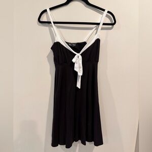 Express Black and White Mini Dress